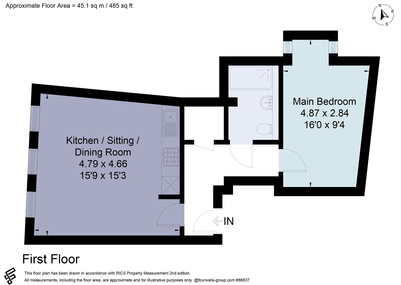 Flat 2 St. Johns Court, 34, Broad Street, Bristol floorplan