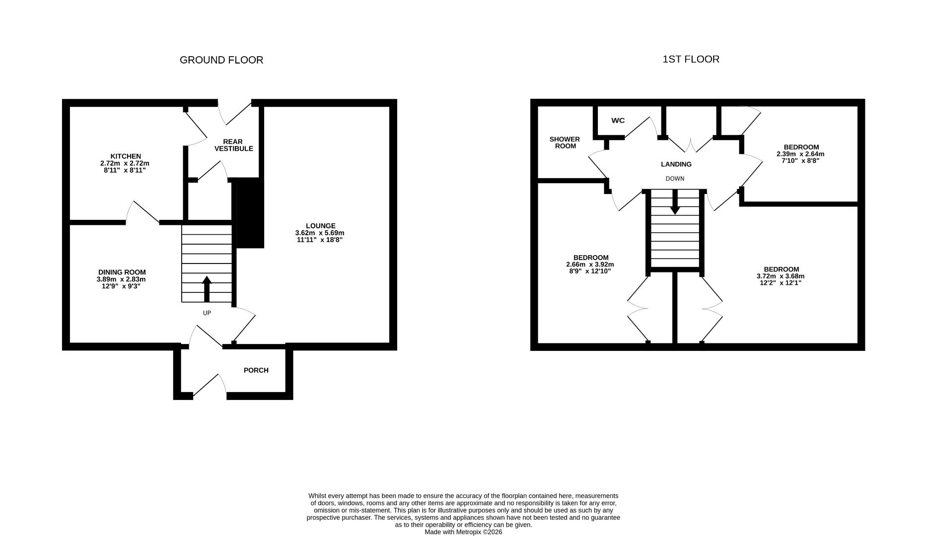 99, Forres Drive, Glenrothes floorplan