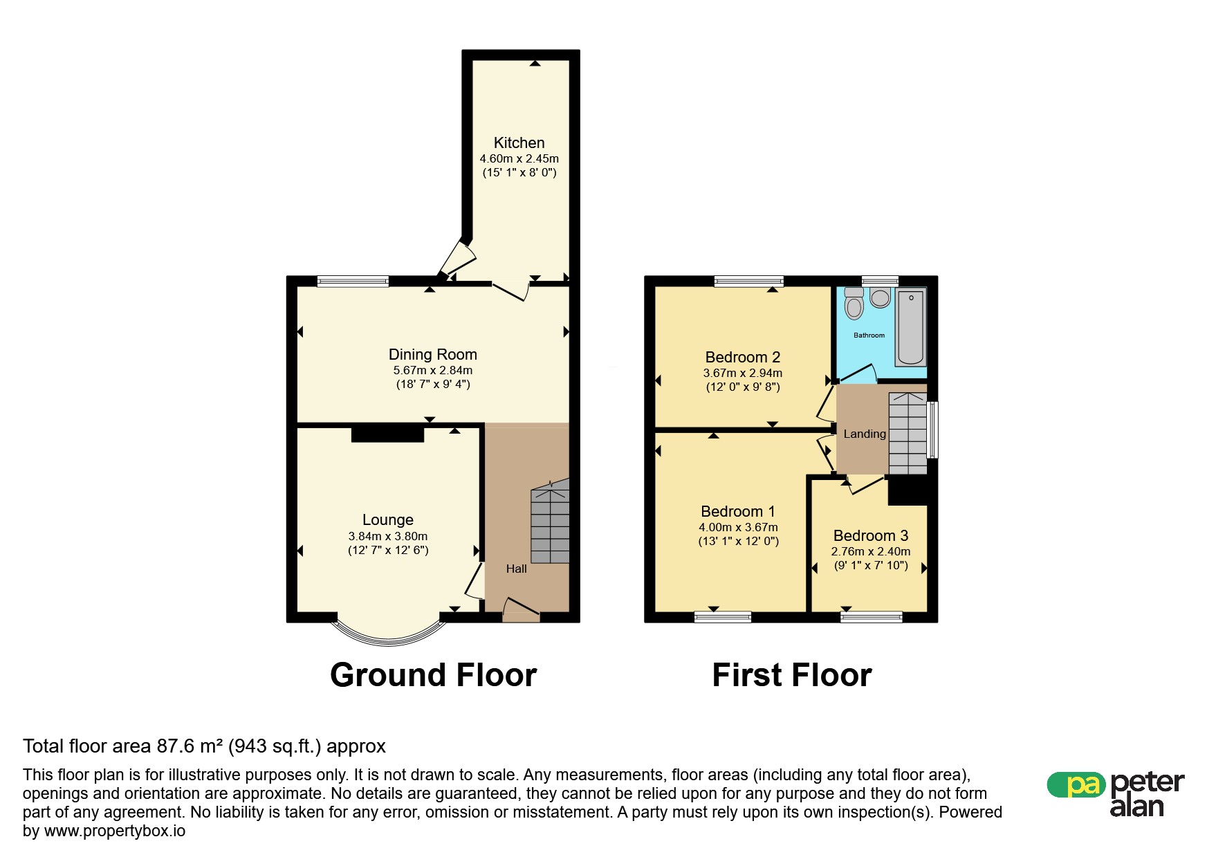 91, Highmead Road, Cardiff floorplan