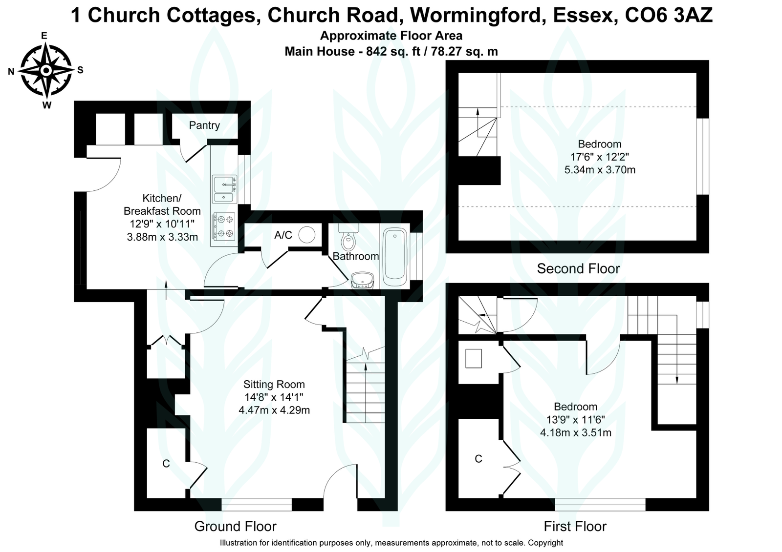 1, Church Cottages,1, Church Road, Colchester floorplan