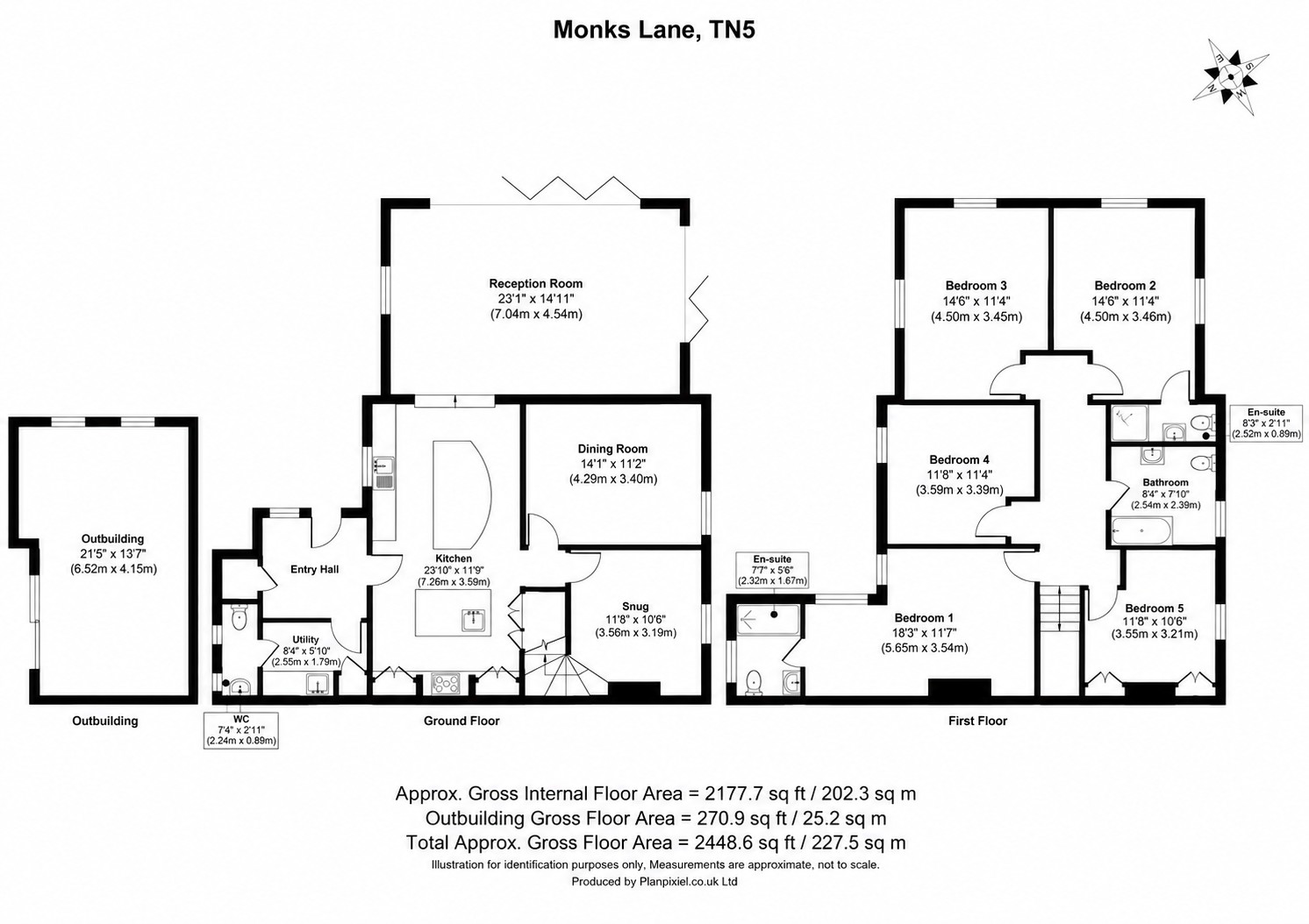 4 Hillside Cottages, Wadhurst floorplan