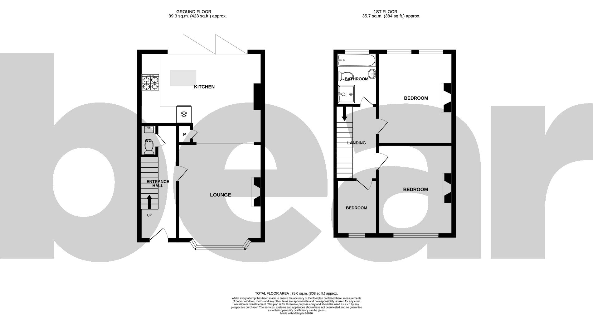87, Macdonald Avenue, Westcliff-on-Sea floorplan