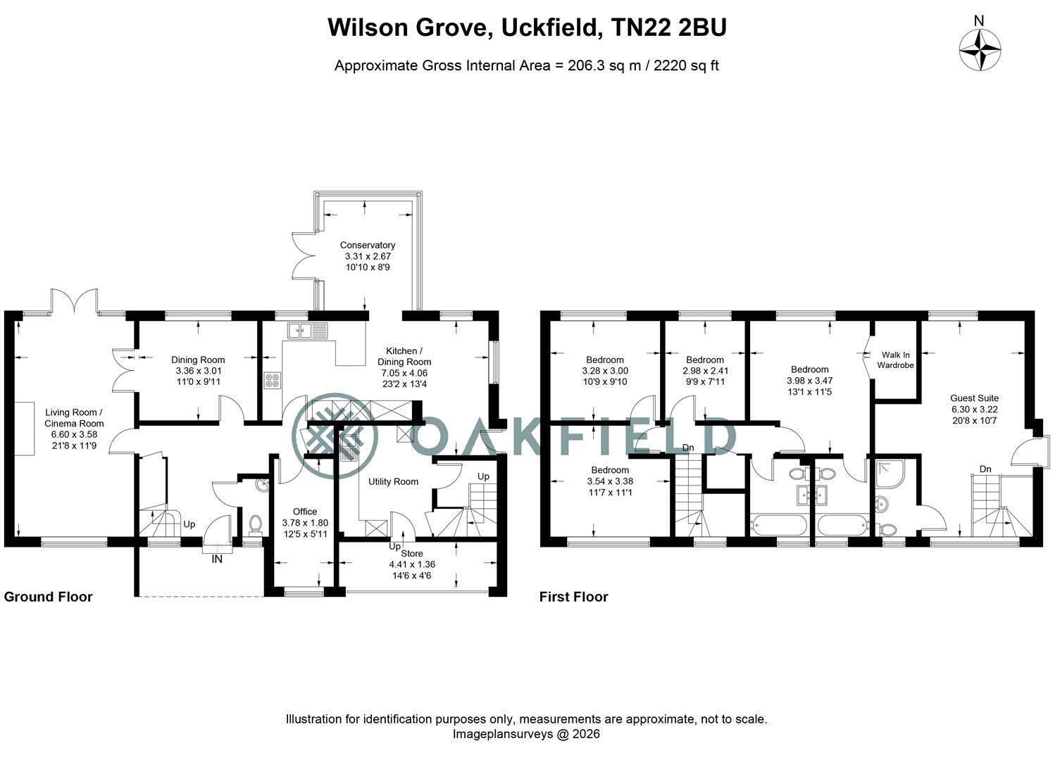 11, Wilson Grove, Uckfield floorplan