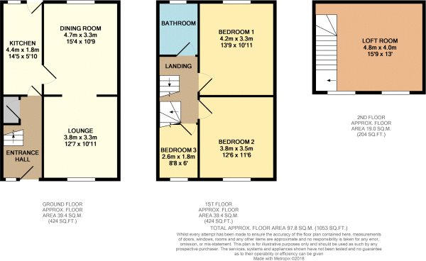3 Bedrooms  to rent in Lime Tree Avenue, Darley Dale, Matlock DE4