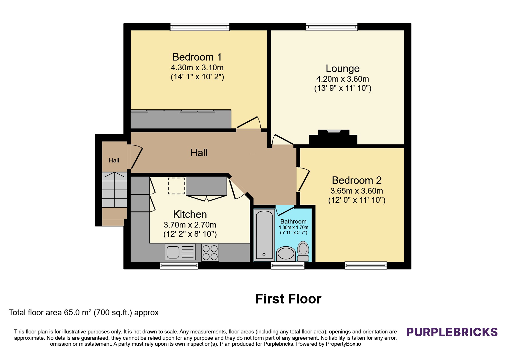 44, Quinbrookes, Slough floorplan