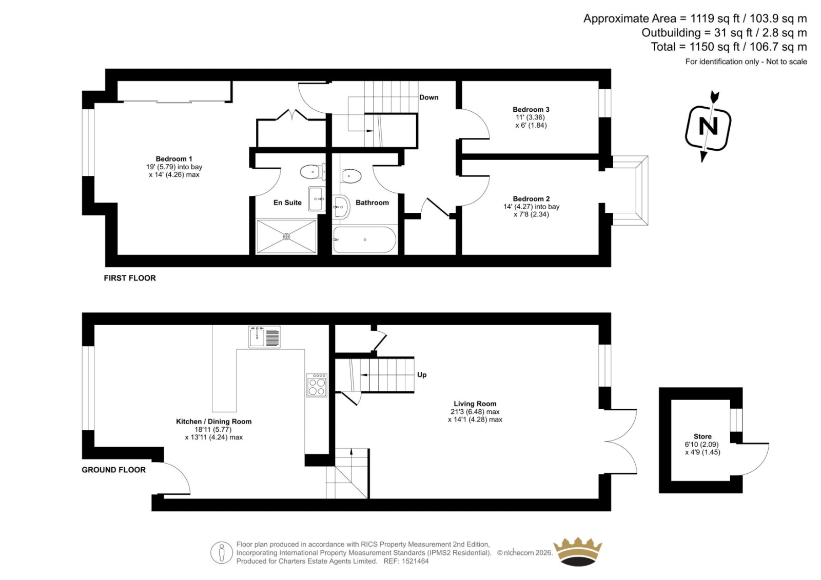 14 The Mews,, Tower Gate, Brighton floorplan