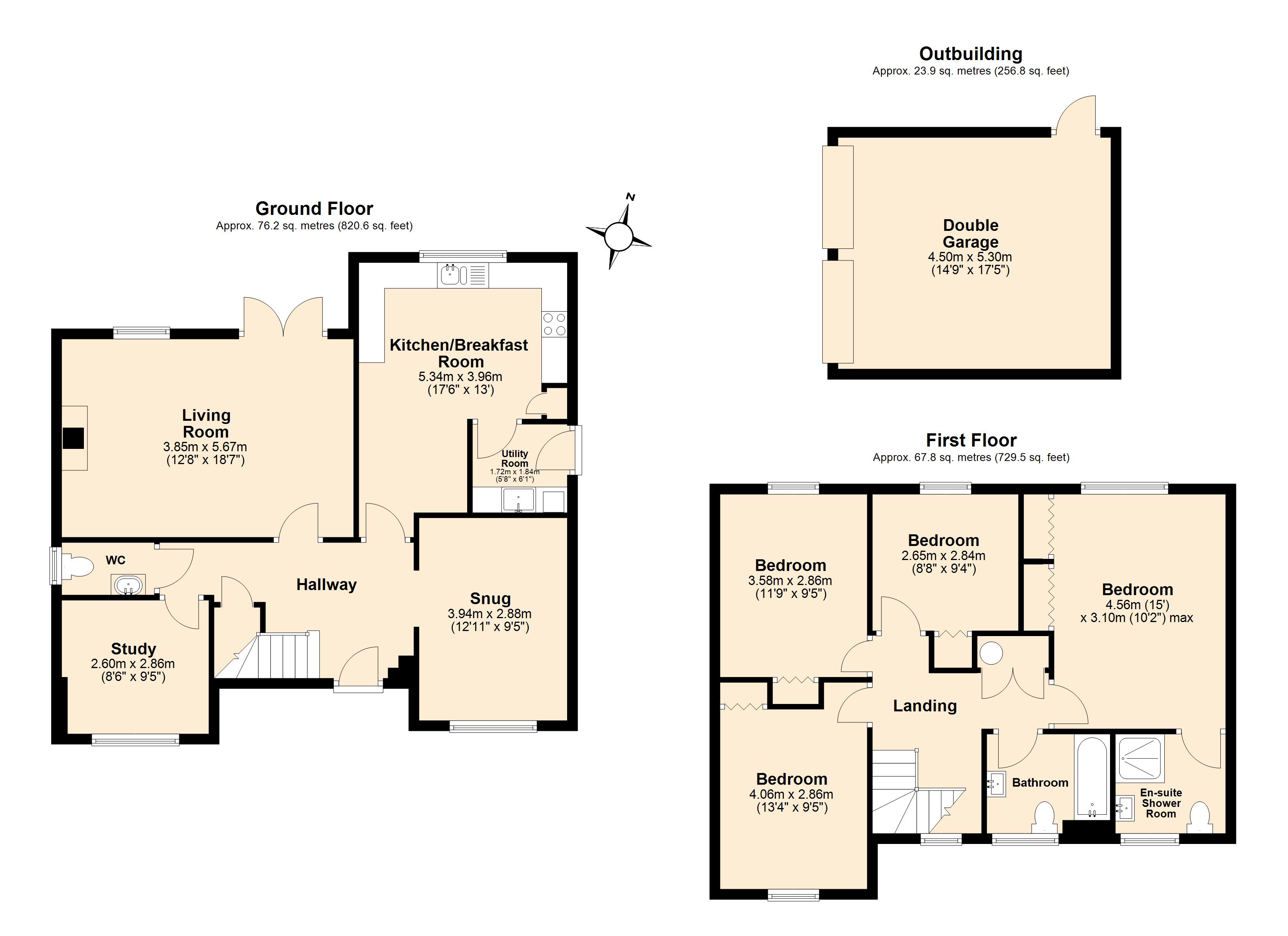 1, The Laines, Ross-on-Wye floorplan