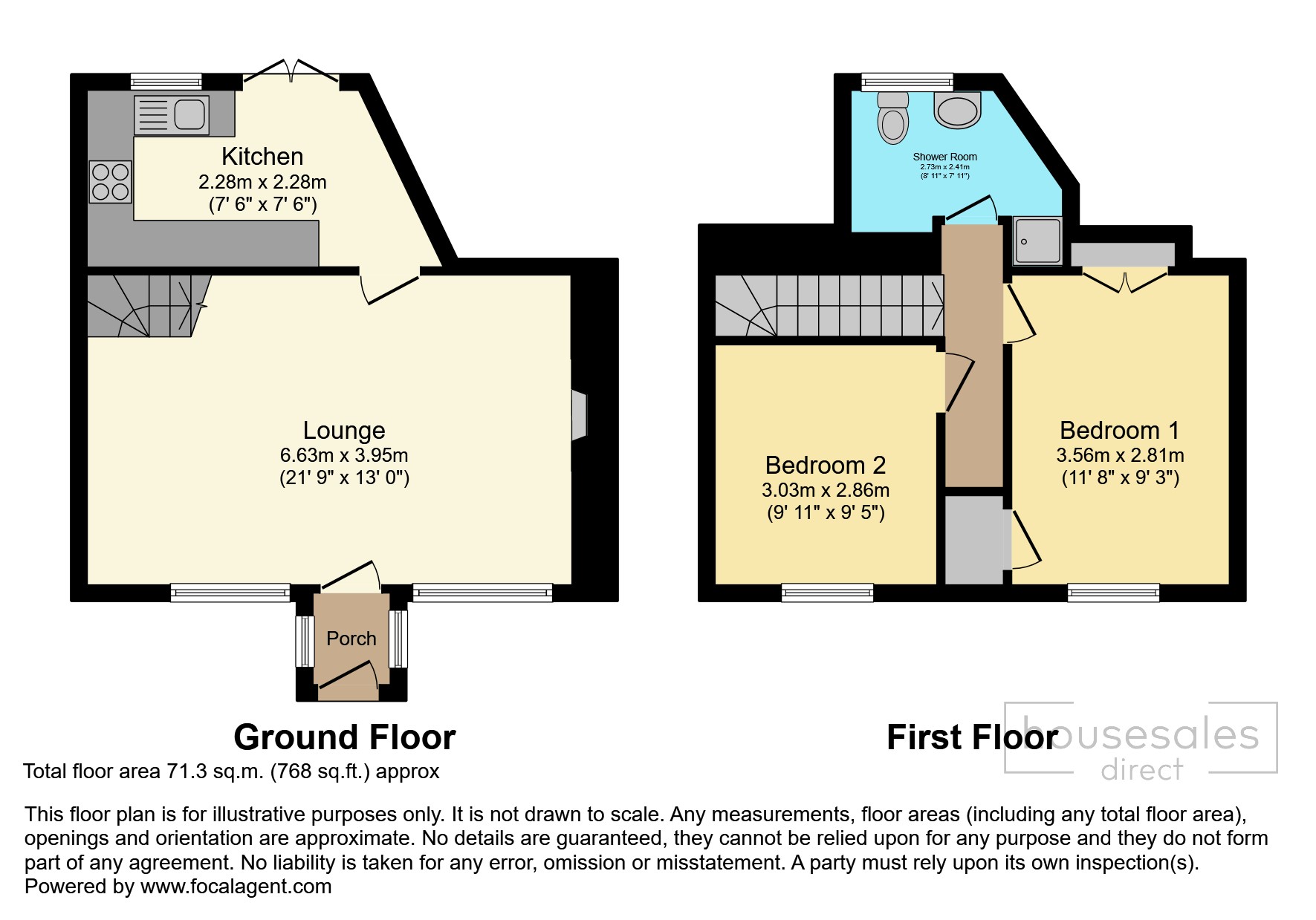 1 Pendyffryn Cottage, Glanwydden Road, Llandudno Junction floorplan