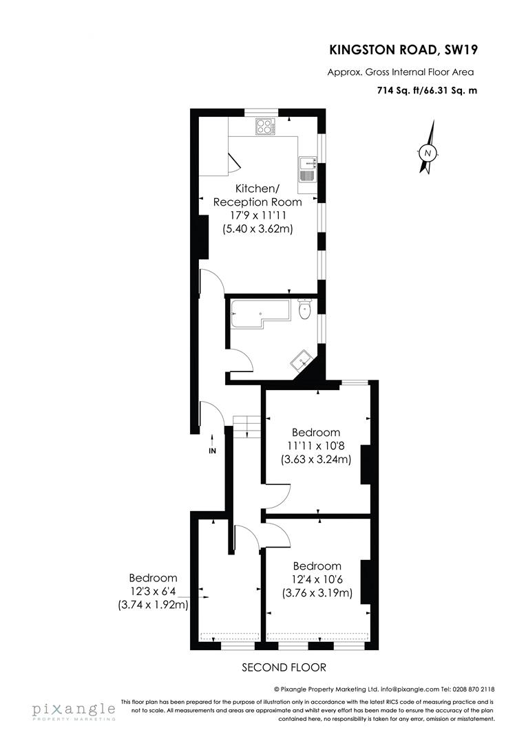 13B, Kingston Road, Wimbledon floorplan