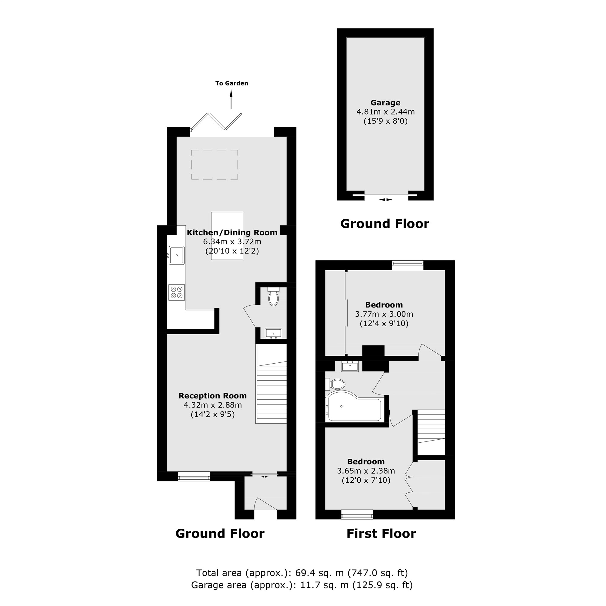 62, Willmore End, London floorplan