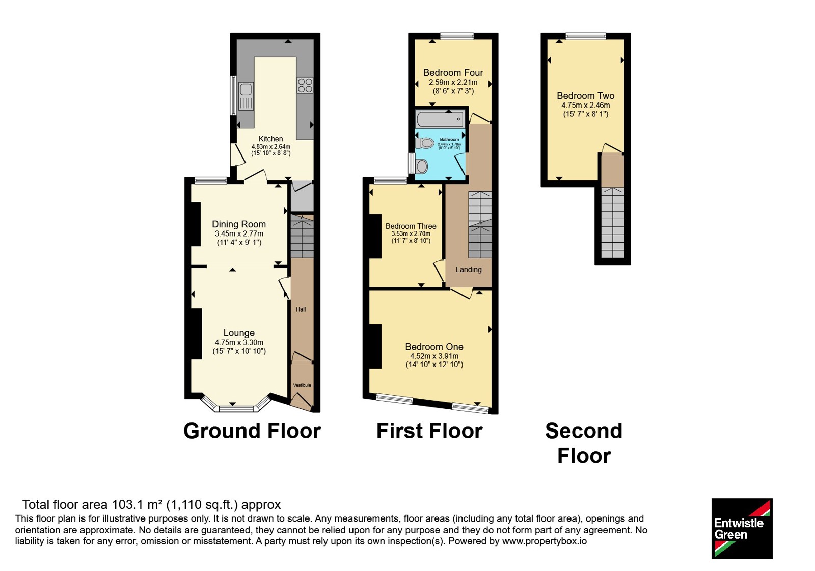 97, Hale Road, Liverpool floorplan
