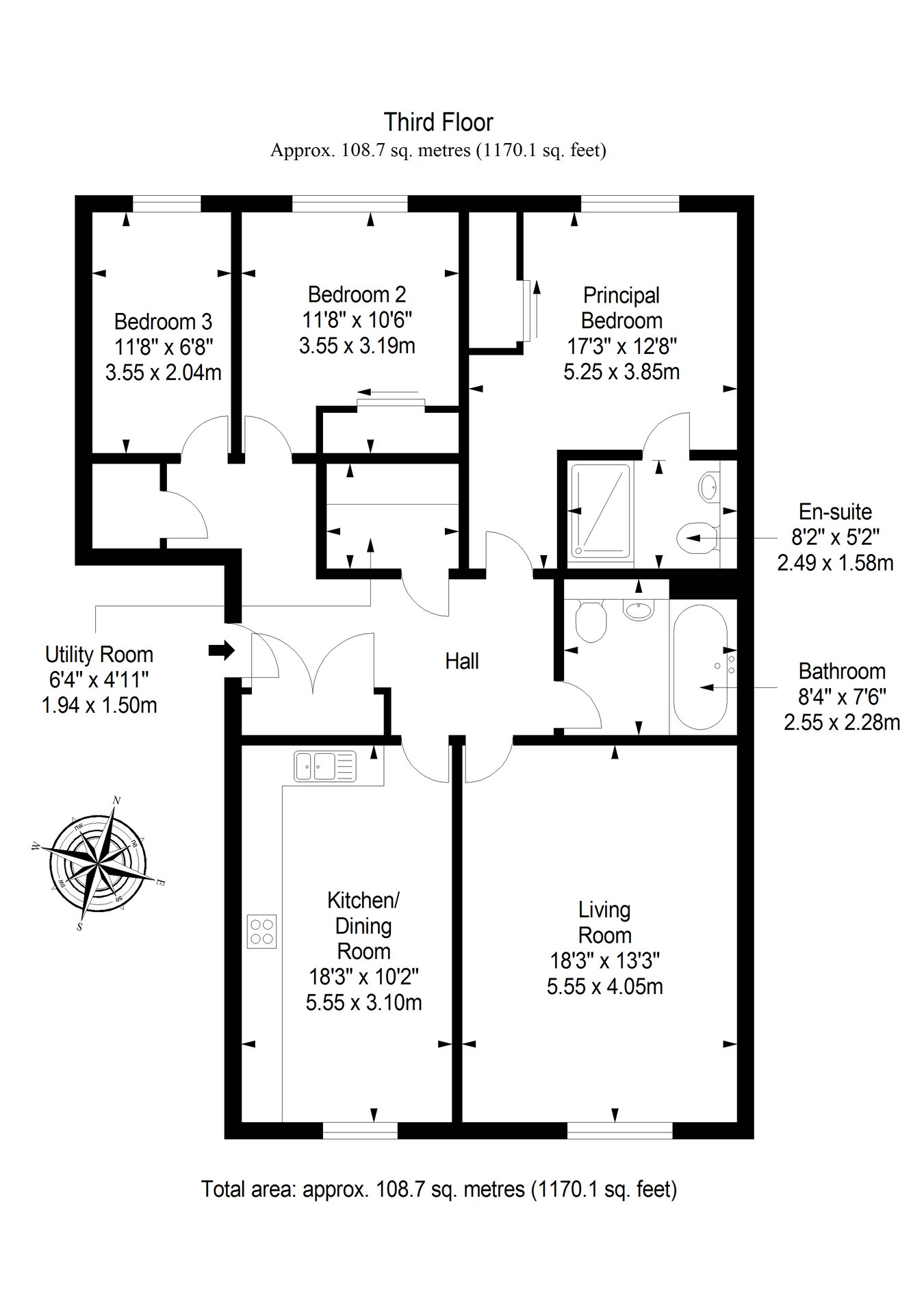 17 Kinness House, Abbey Park Avenue, St Andrews floorplan