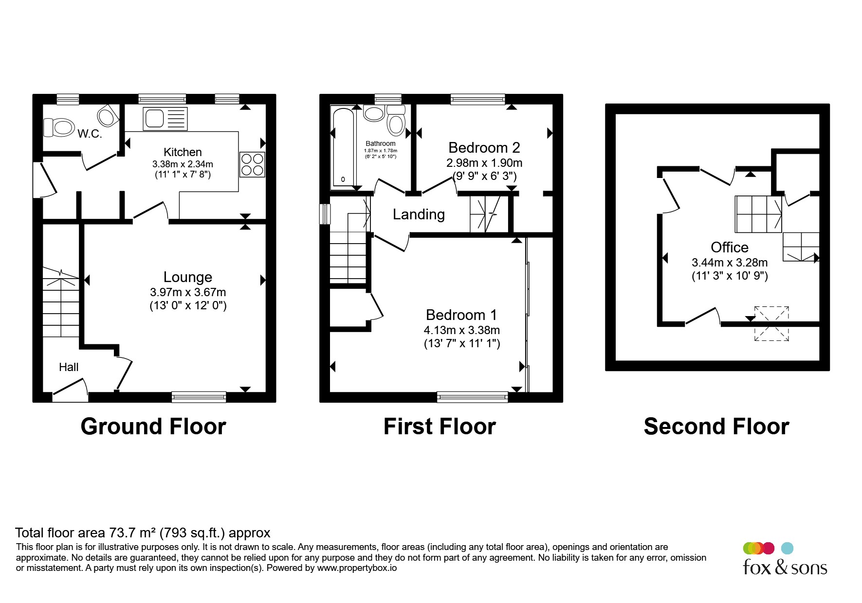 12, Maresfield Road, Brighton floorplan