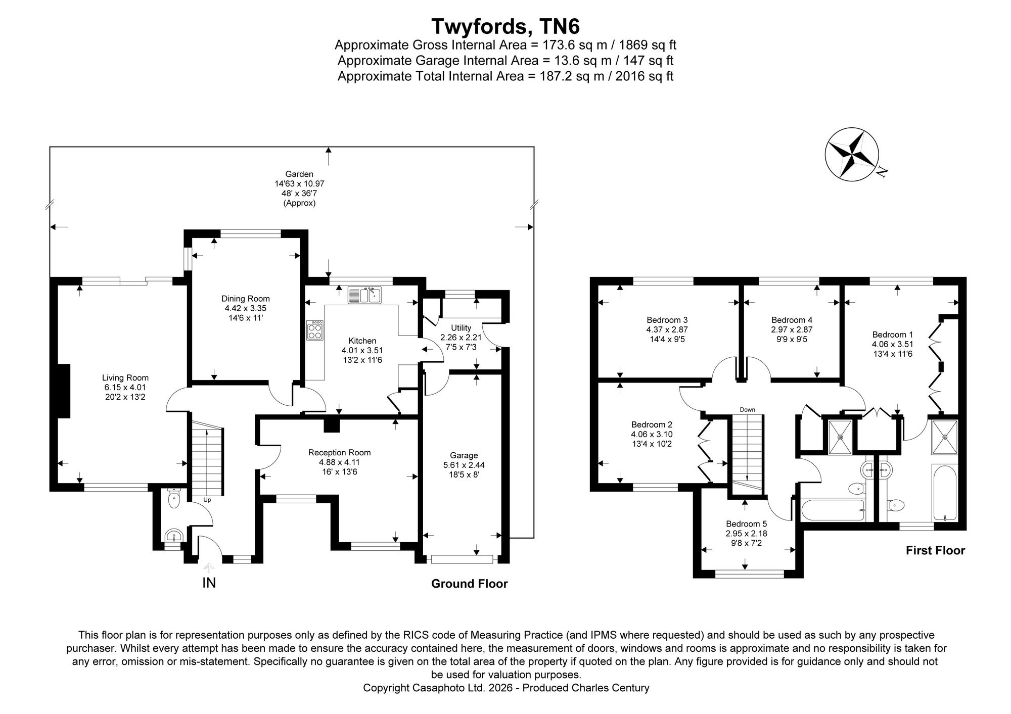 4 Twyfords Beacon Road, Crowborough floorplan