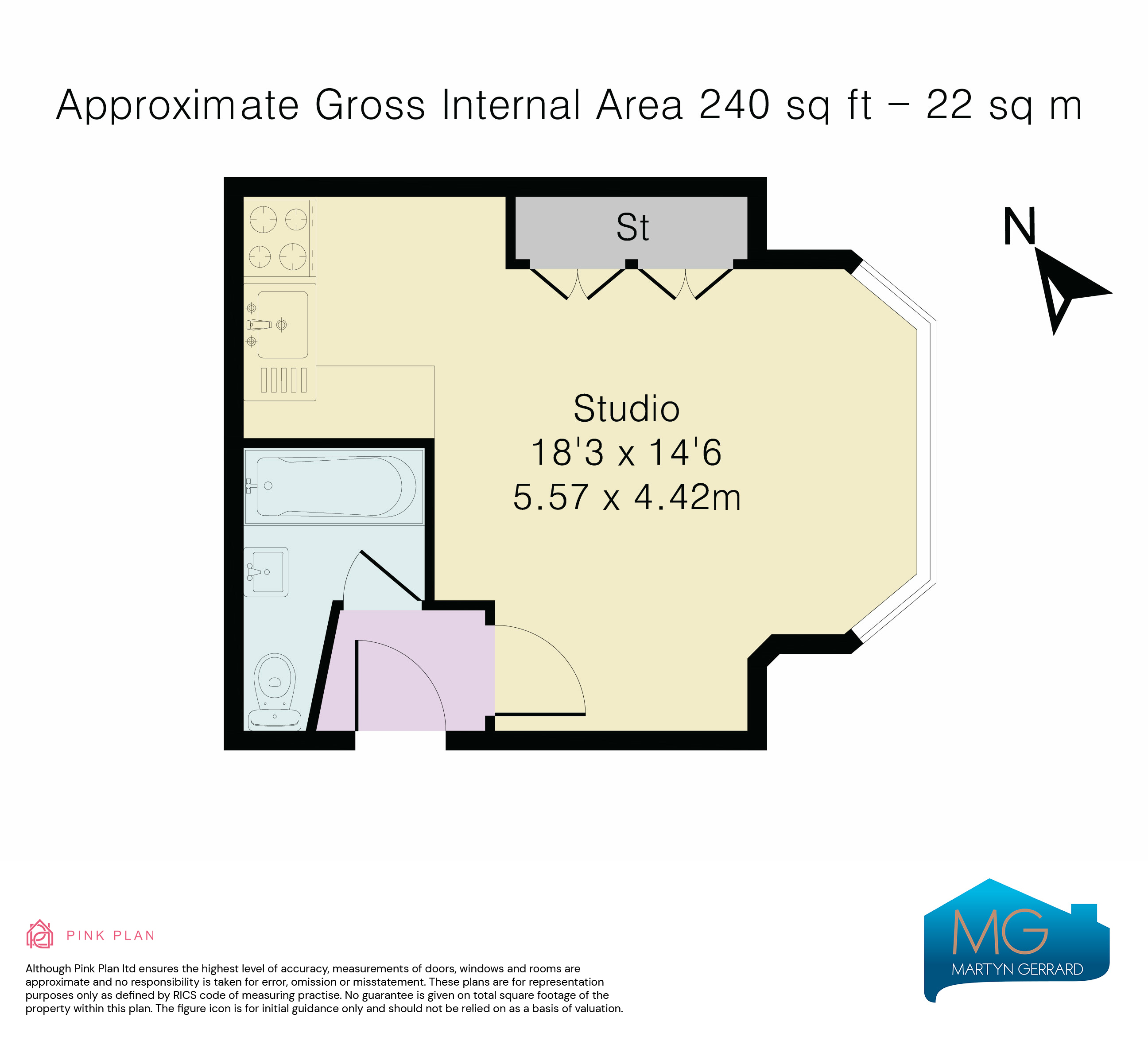 Flat 1, 21, Midhurst Avenue, London floorplan