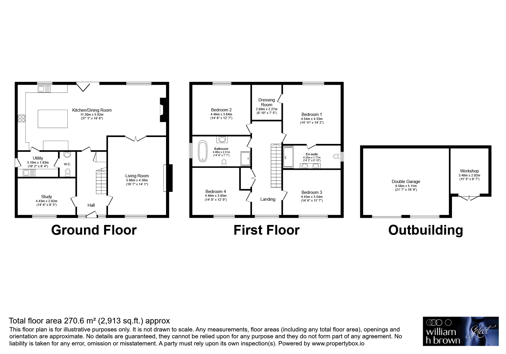 Chestnut Lodge, 22, Hall Road, Wisbech floorplan