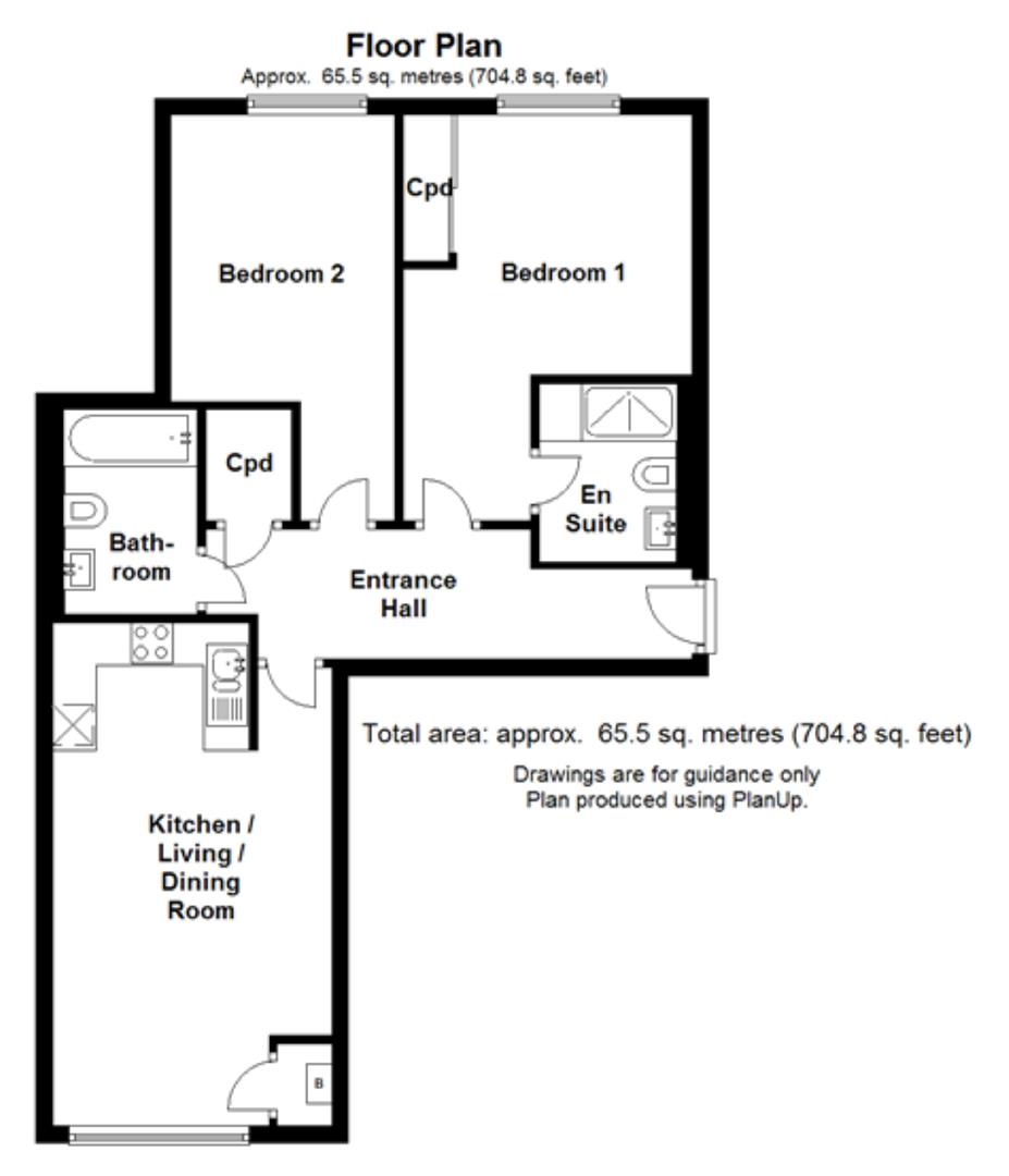 2 Bedrooms Flat to rent in Cromwell Road, Cambridge CB1