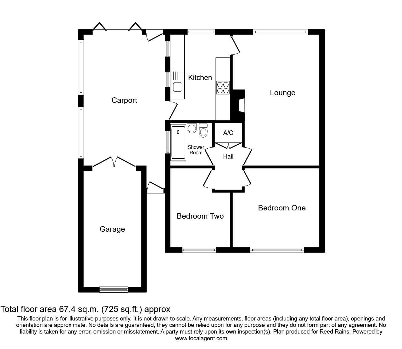 13, Lavender Close, Stafford floorplan