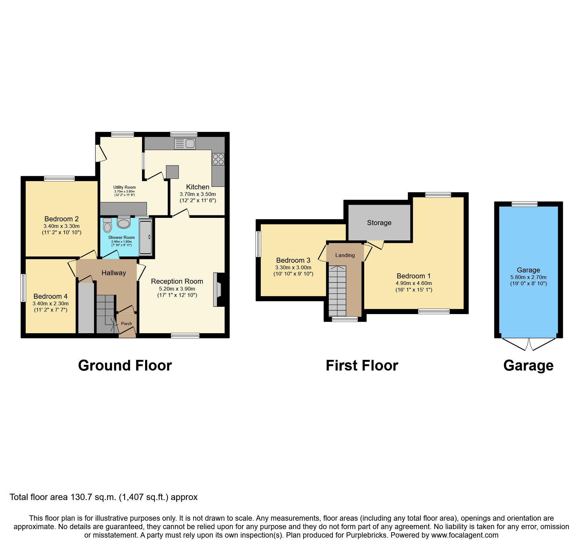 60, Thirlmere Avenue, Wigan floorplan