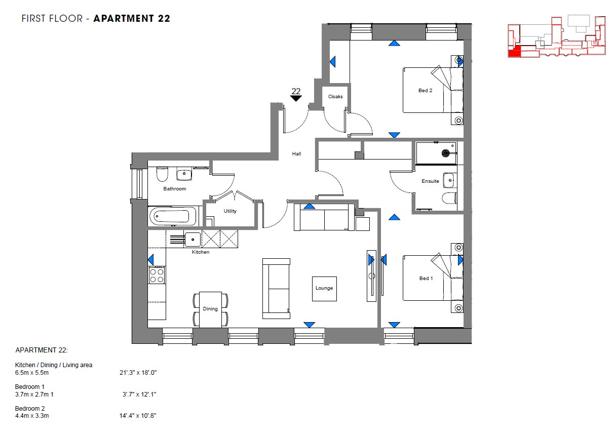 Plot 22, Tempus At Parc Y Coleg, College Road, Caerleon floorplan