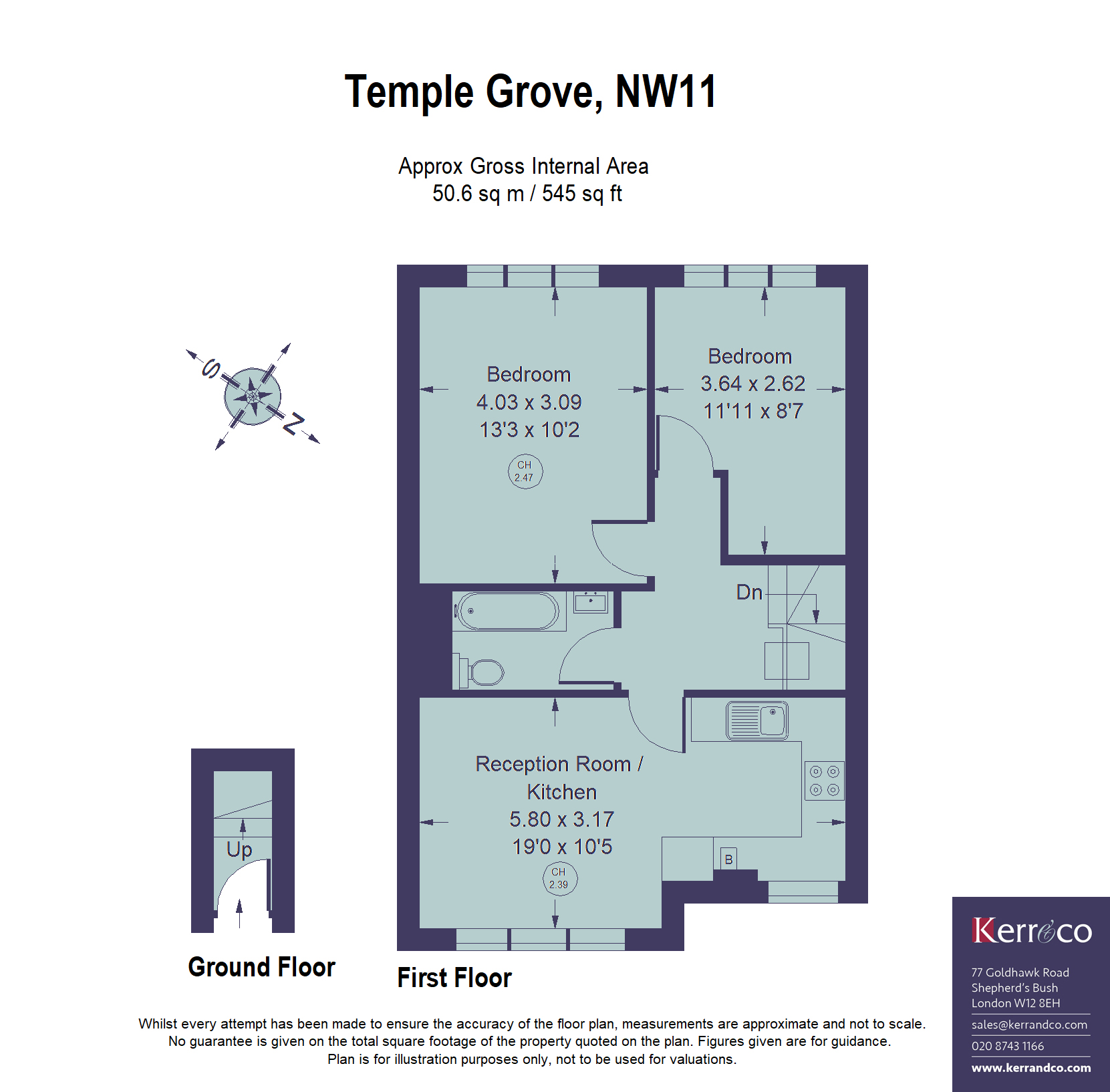 Temple Grove, London floorplan
