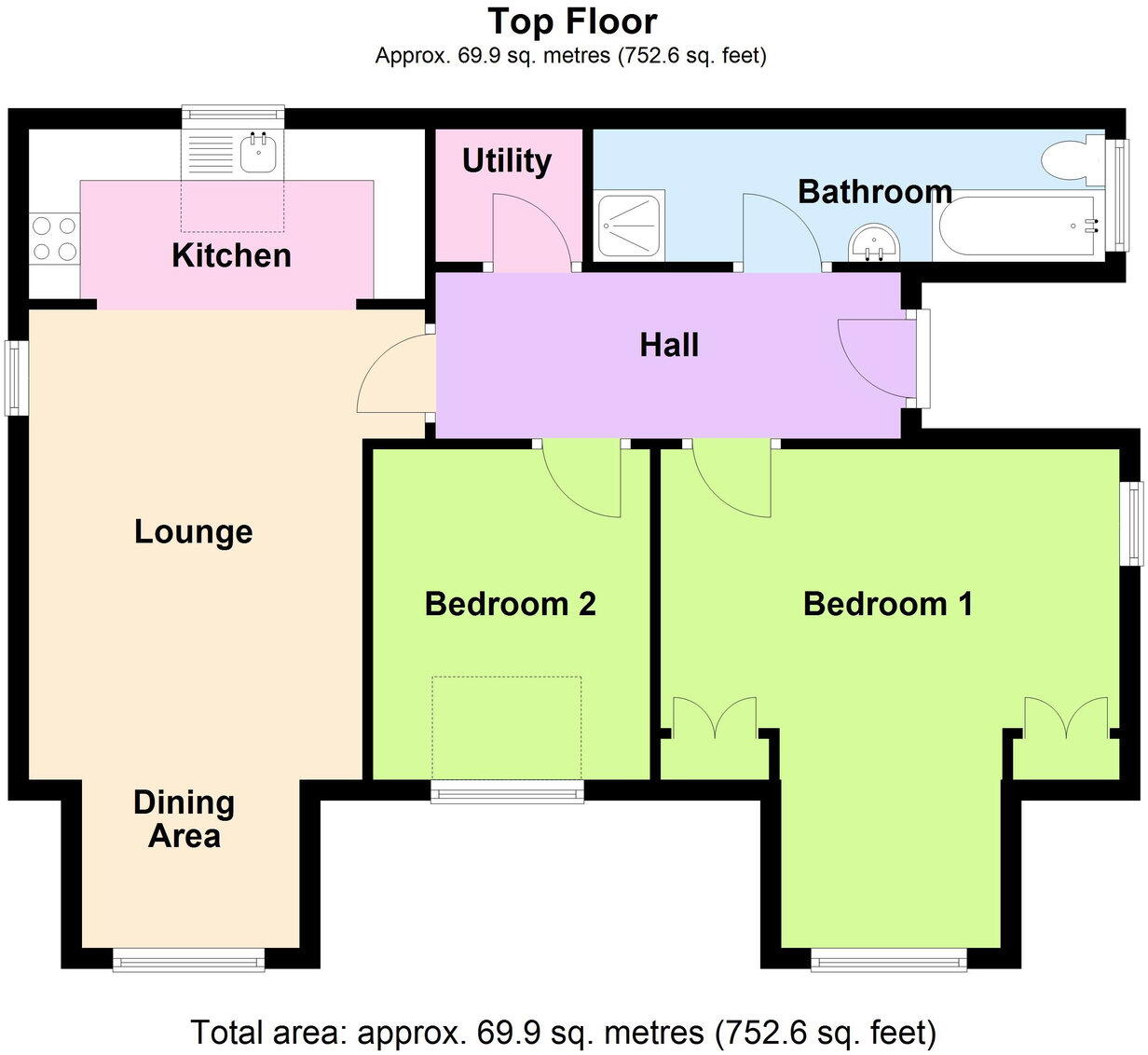 Flat 6 - 128, Leyland Road, Southport floorplan
