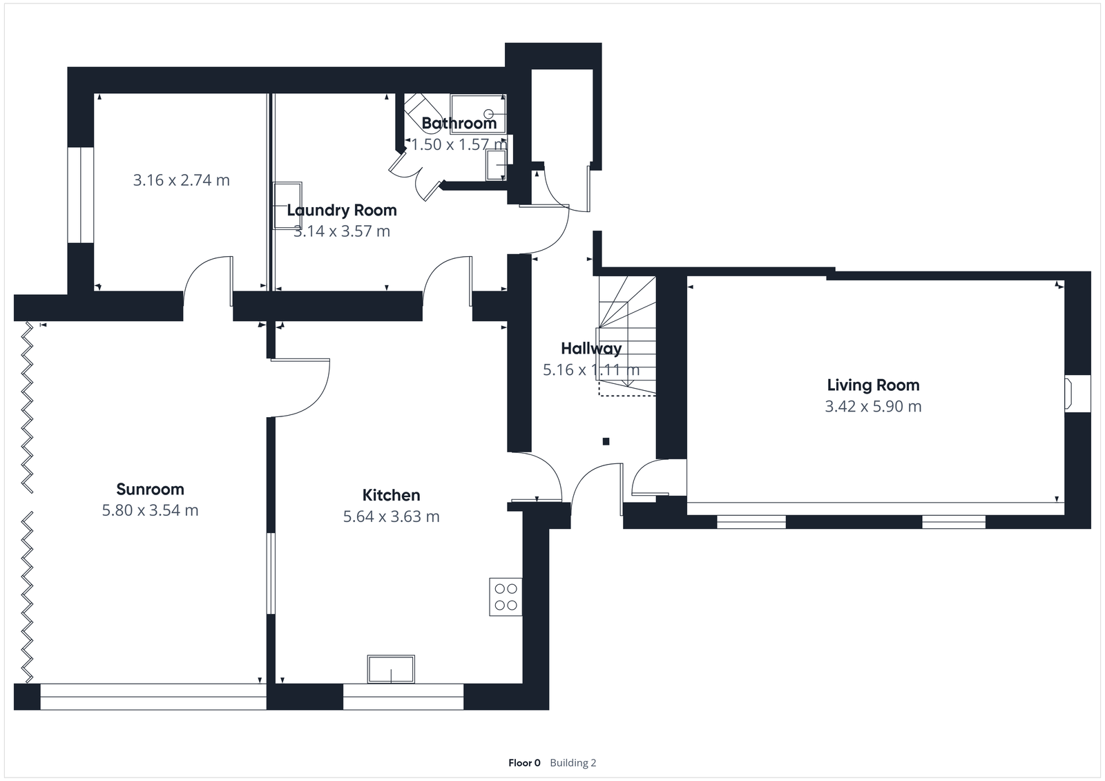 Blackthorn Cottage,, Blakeney floorplan
