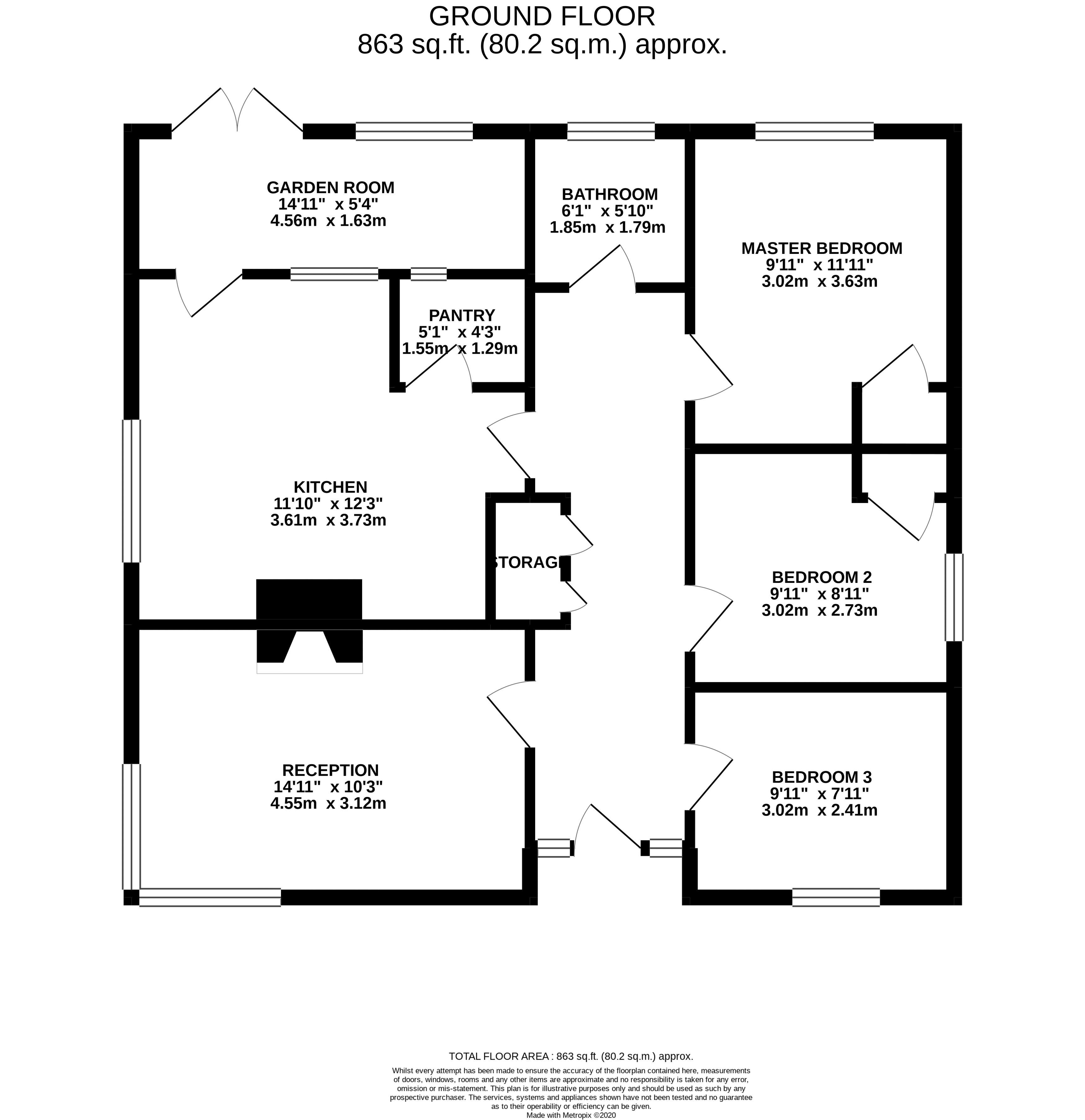 3 bed detached bungalow for sale in Shrewsbury Road, Market Drayton TF9