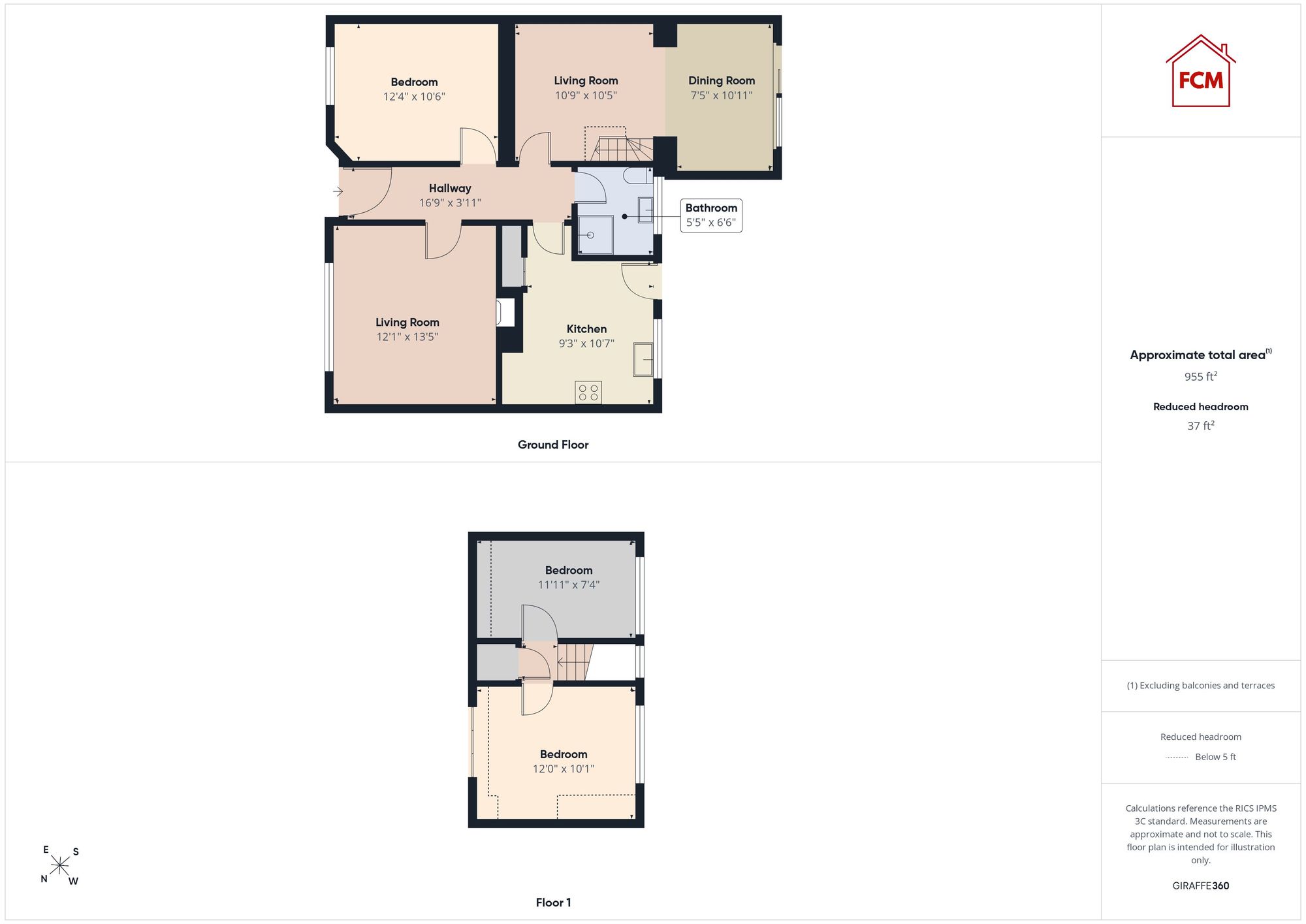 67 Broadacres, Workington floorplan