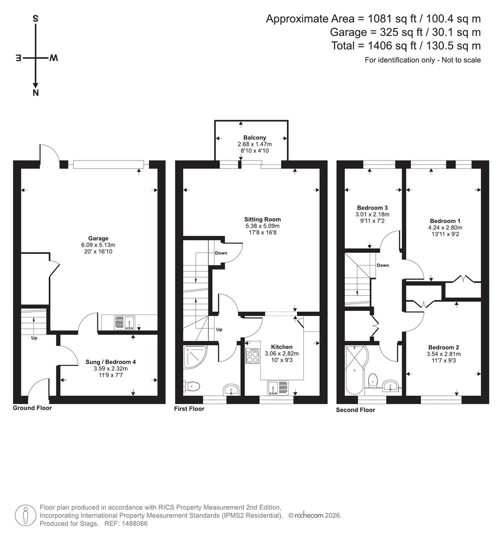 6, Witheby, Sidmouth floorplan