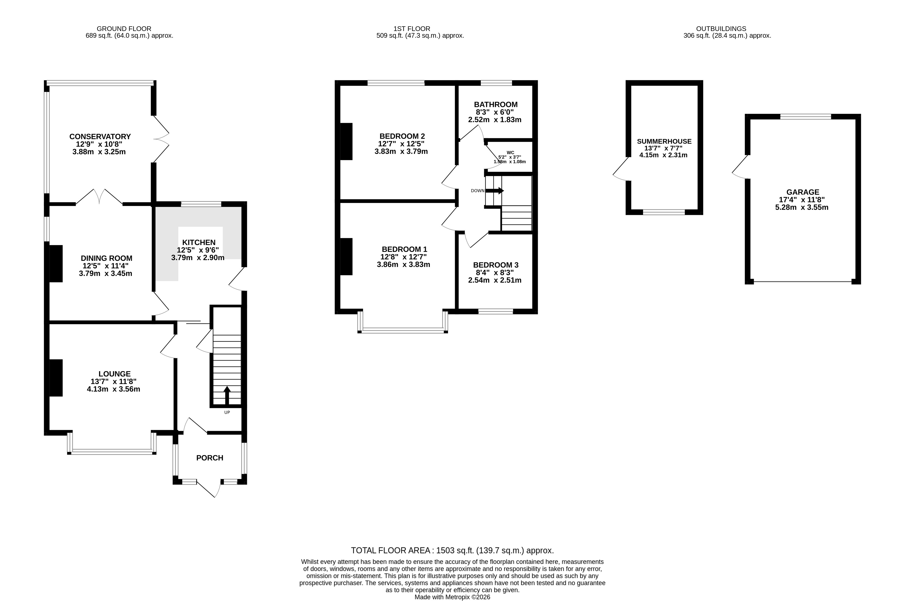 79, Cookridge Drive, West Yorkshire floorplan