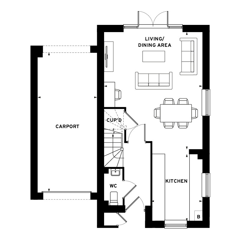522, North Square, Harlow floorplan