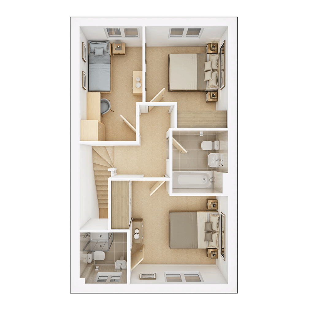 The Byford - Plot 40, Stanhope Fields, Pool Road, Pool-In-Wharfedale, Otley floorplan