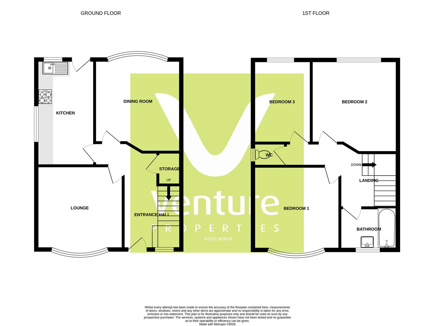 43, Neville Road, Darlington floorplan