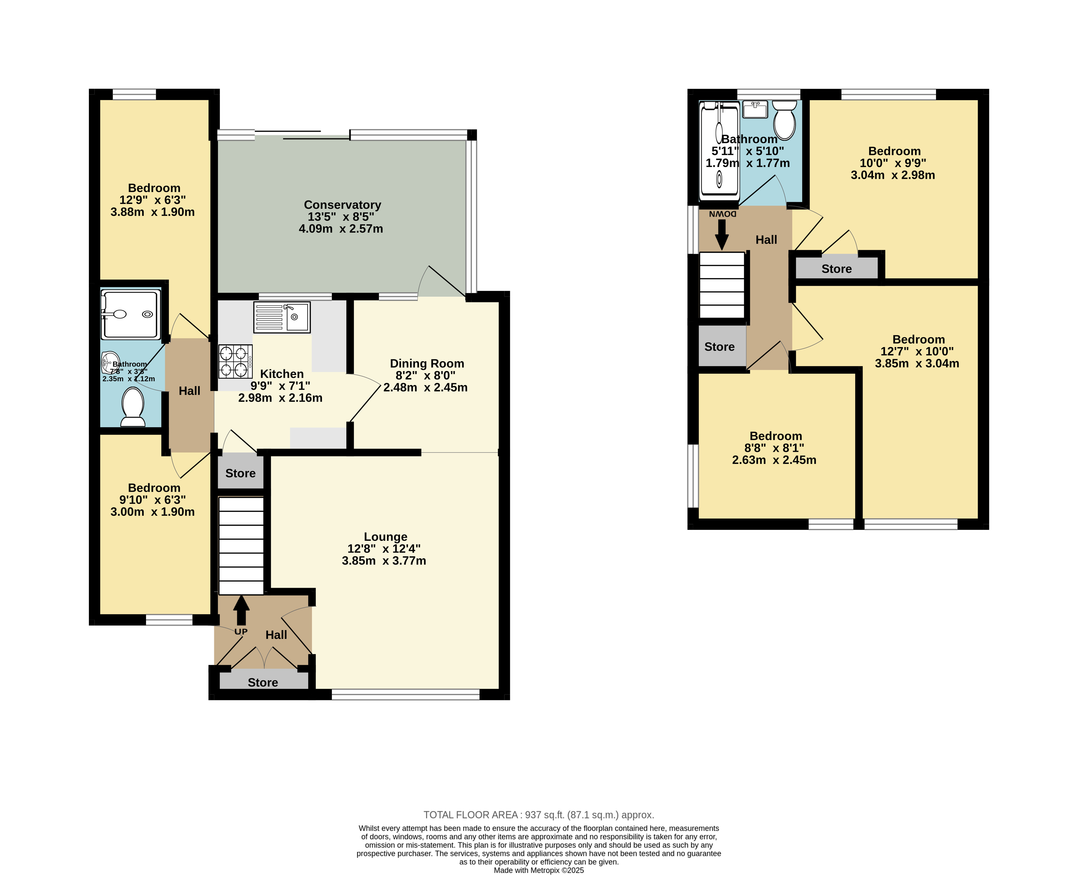 36, College Road, Canterbury floorplan