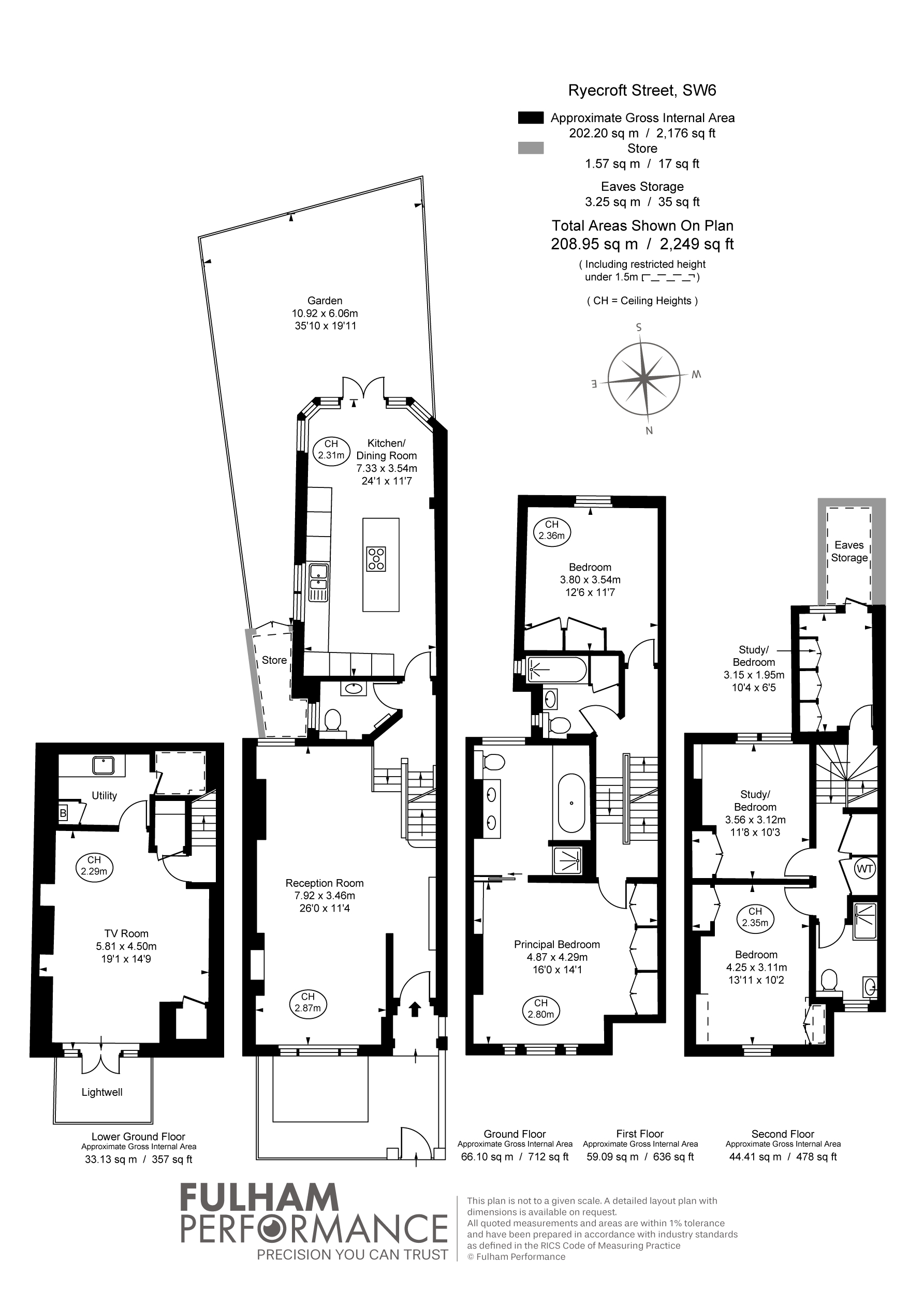 5, Ryecroft Street, London floorplan
