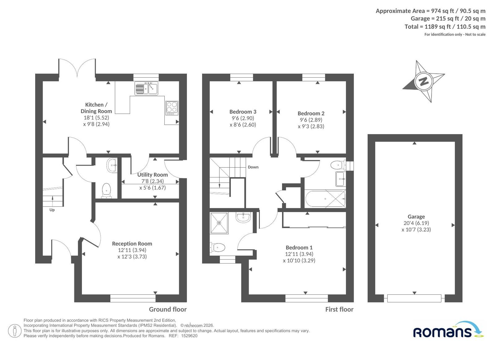 18, Wincombe Road, Swindon floorplan