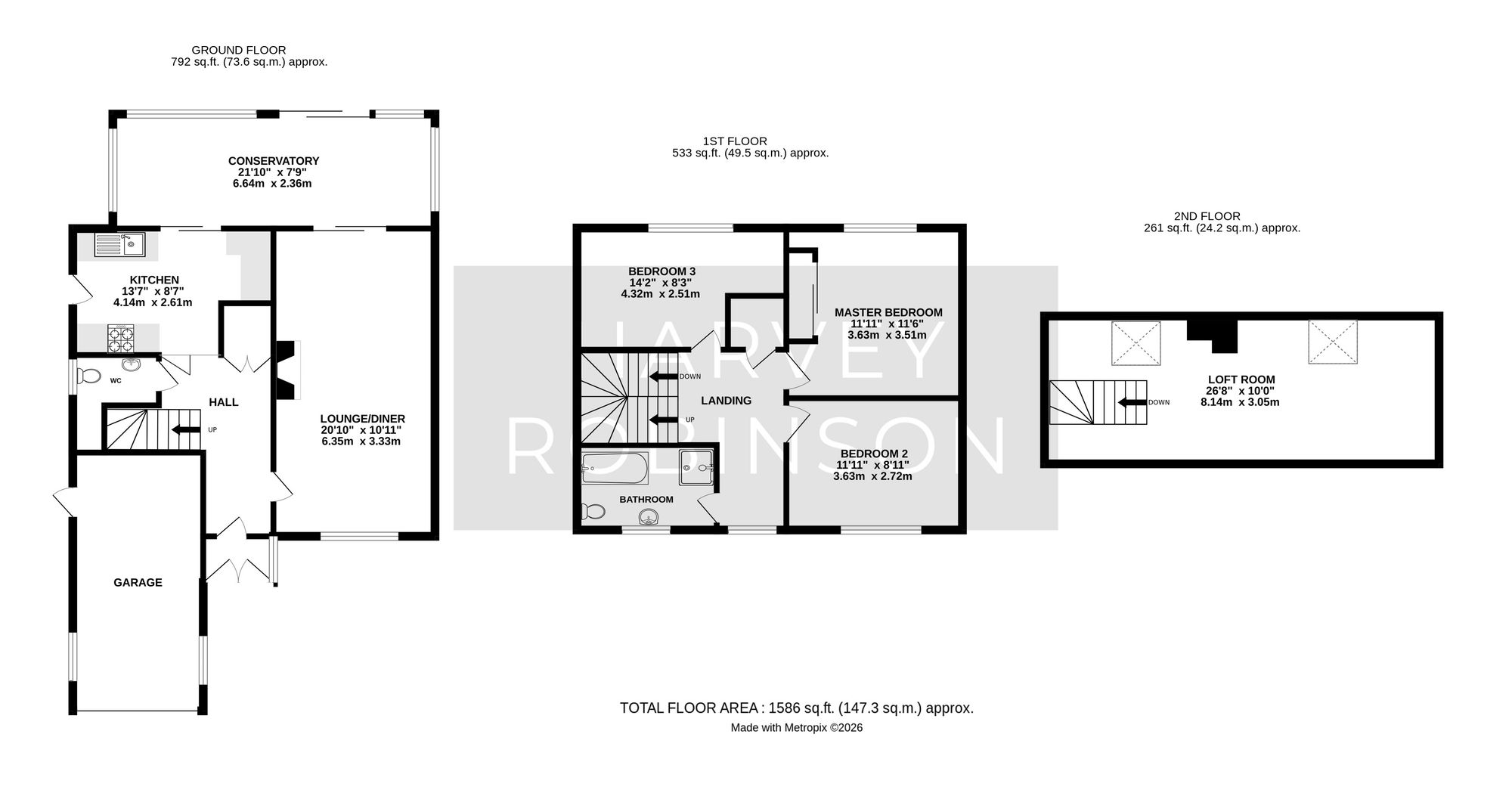 6 Girton Crescent, Huntingdon floorplan