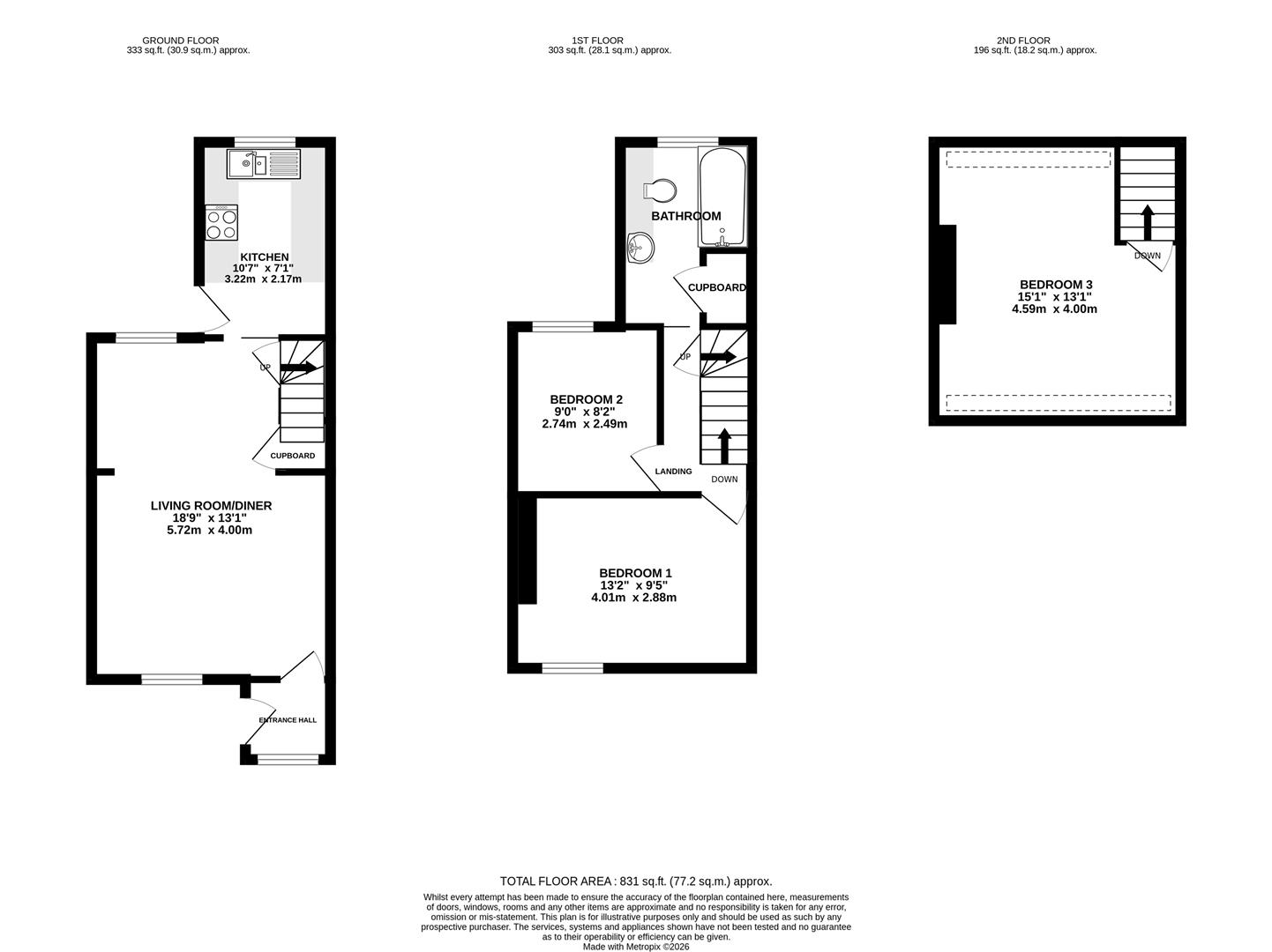 2 Greenhaye Cottages, High Street, Arlingham floorplan