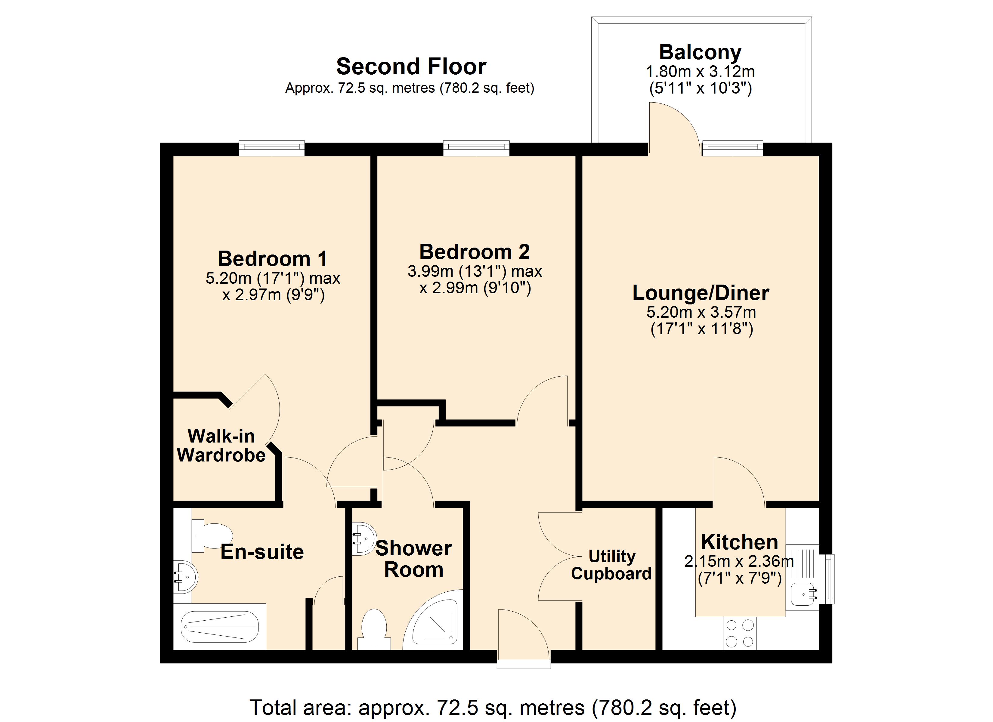 32, Applegate House, Wiltshire floorplan