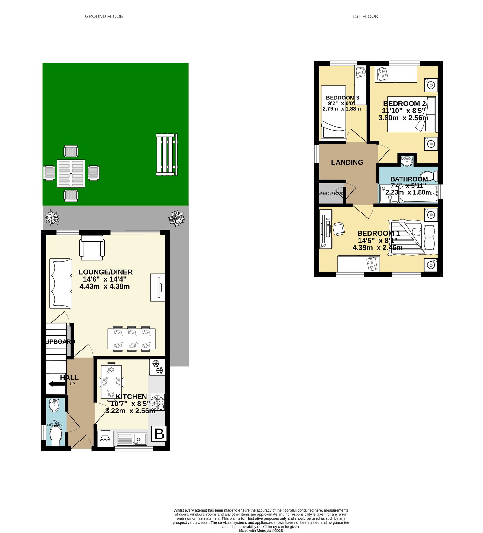 8, Penrhyn Court, Kettering floorplan