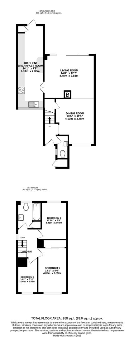 1, Holly Gardens, West Drayton floorplan