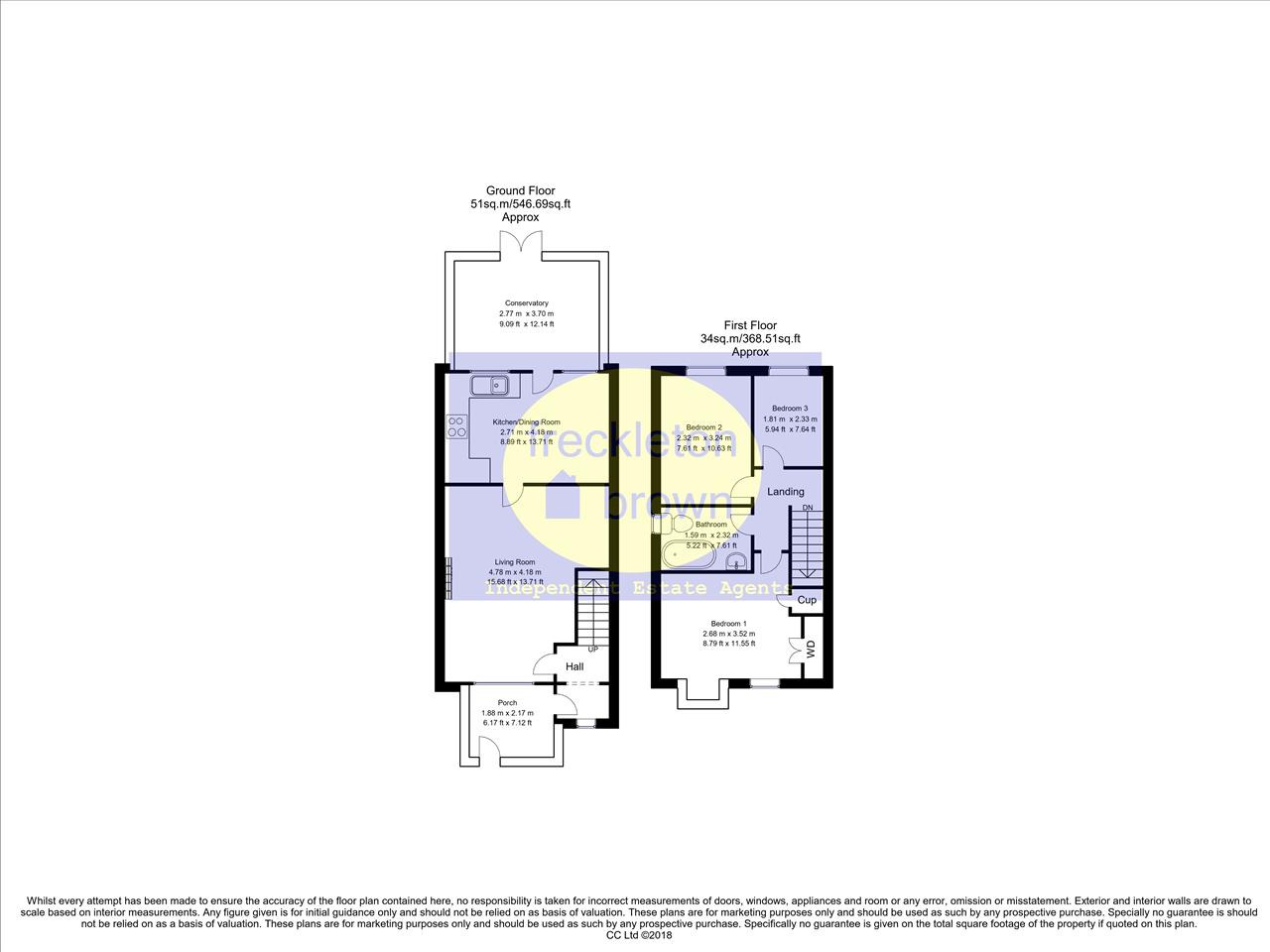 3, The Pastures, Nottingham floorplan