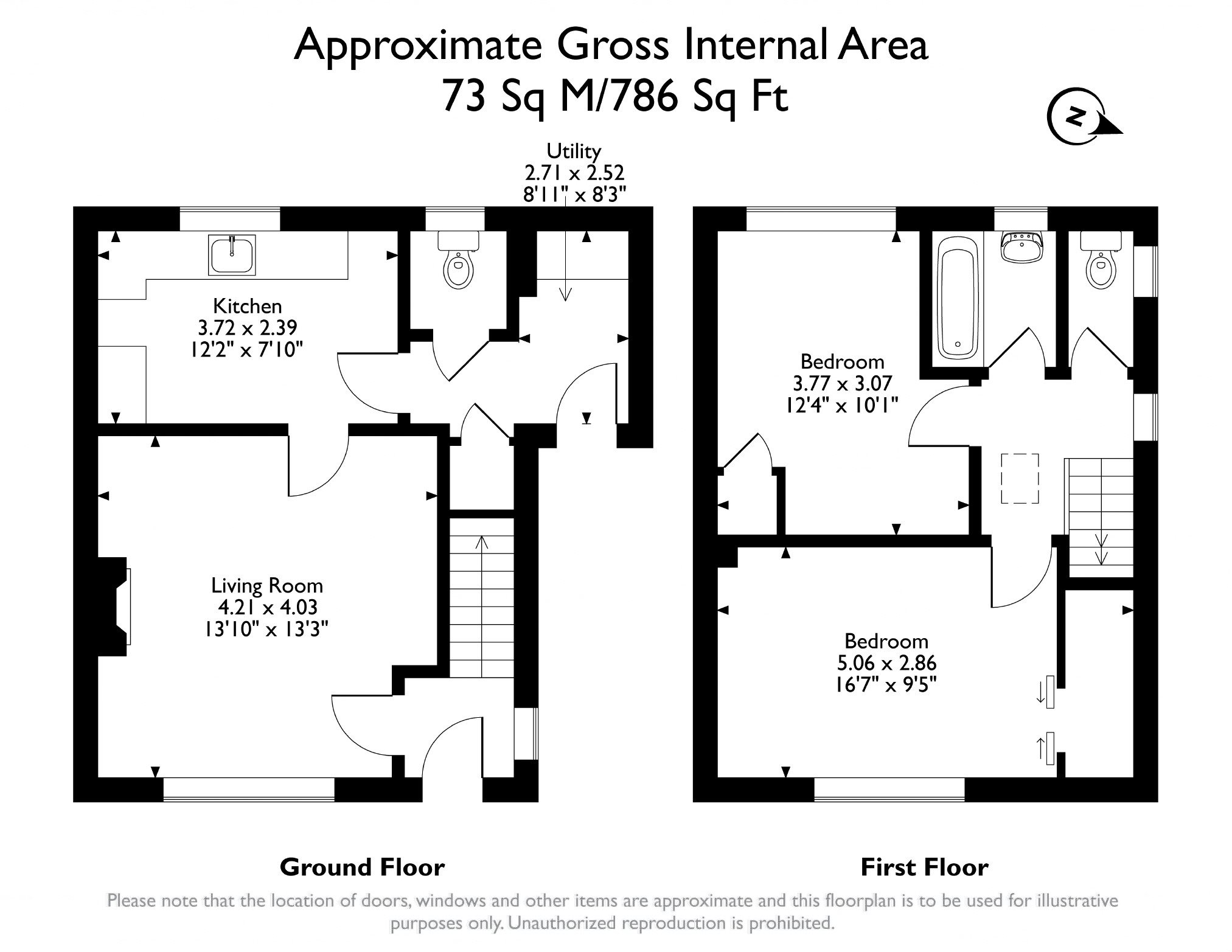 13, Beaconsview Road, Cinderford floorplan