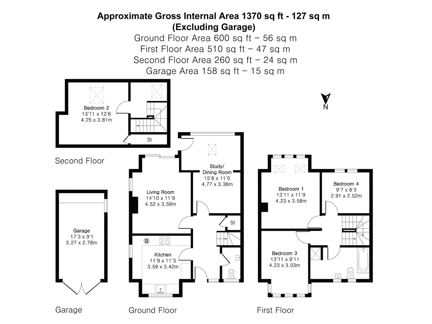 11, South Street, Great Chesterford floorplan