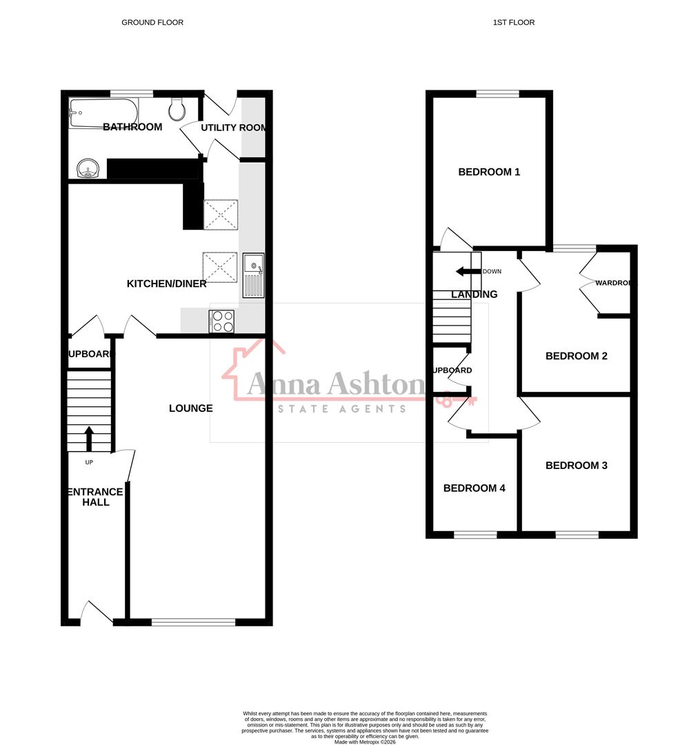 4, Mill Terrace, Ammanford floorplan