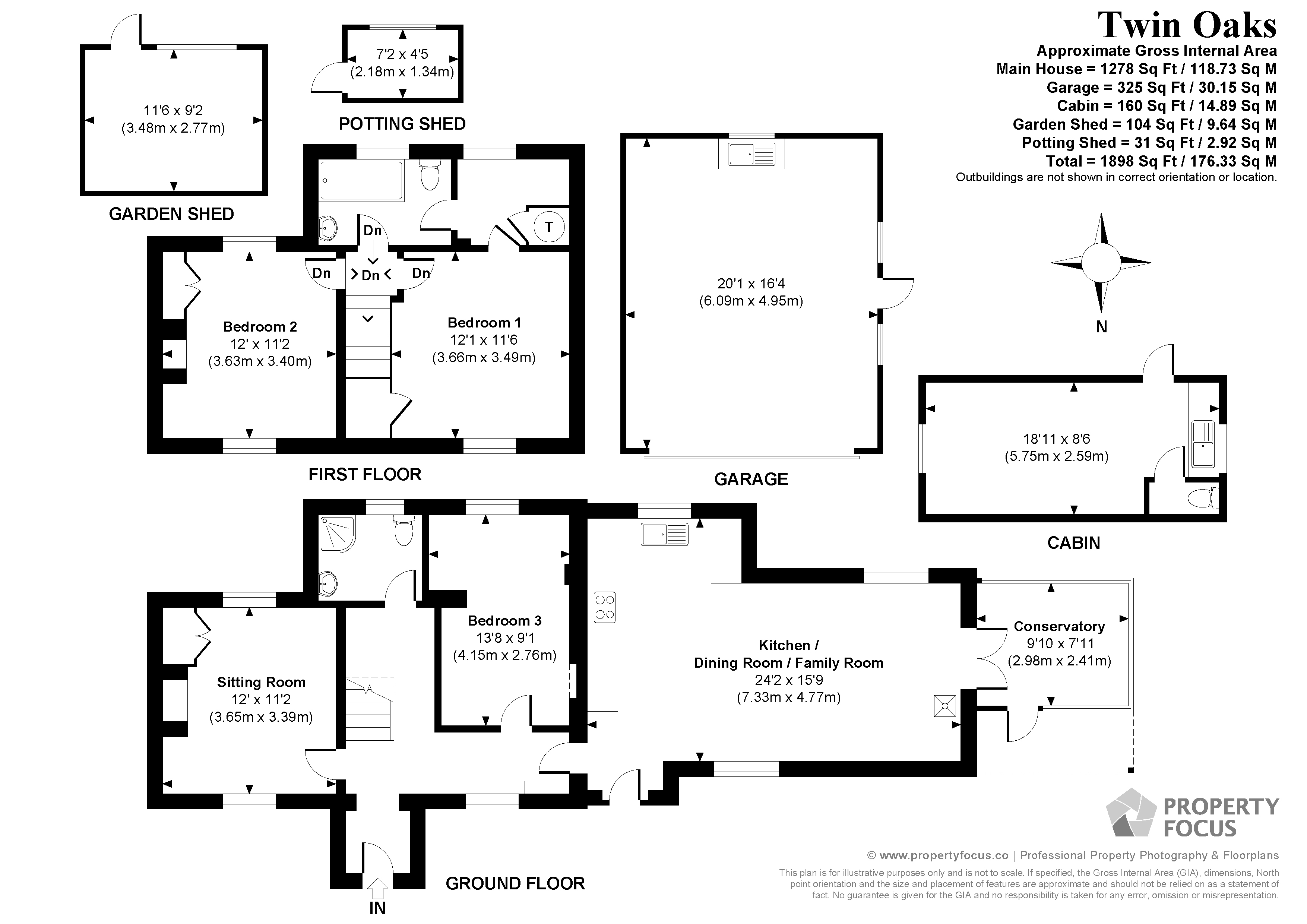 Twin Oaks,, Canterton Lane, Lyndhurst floorplan