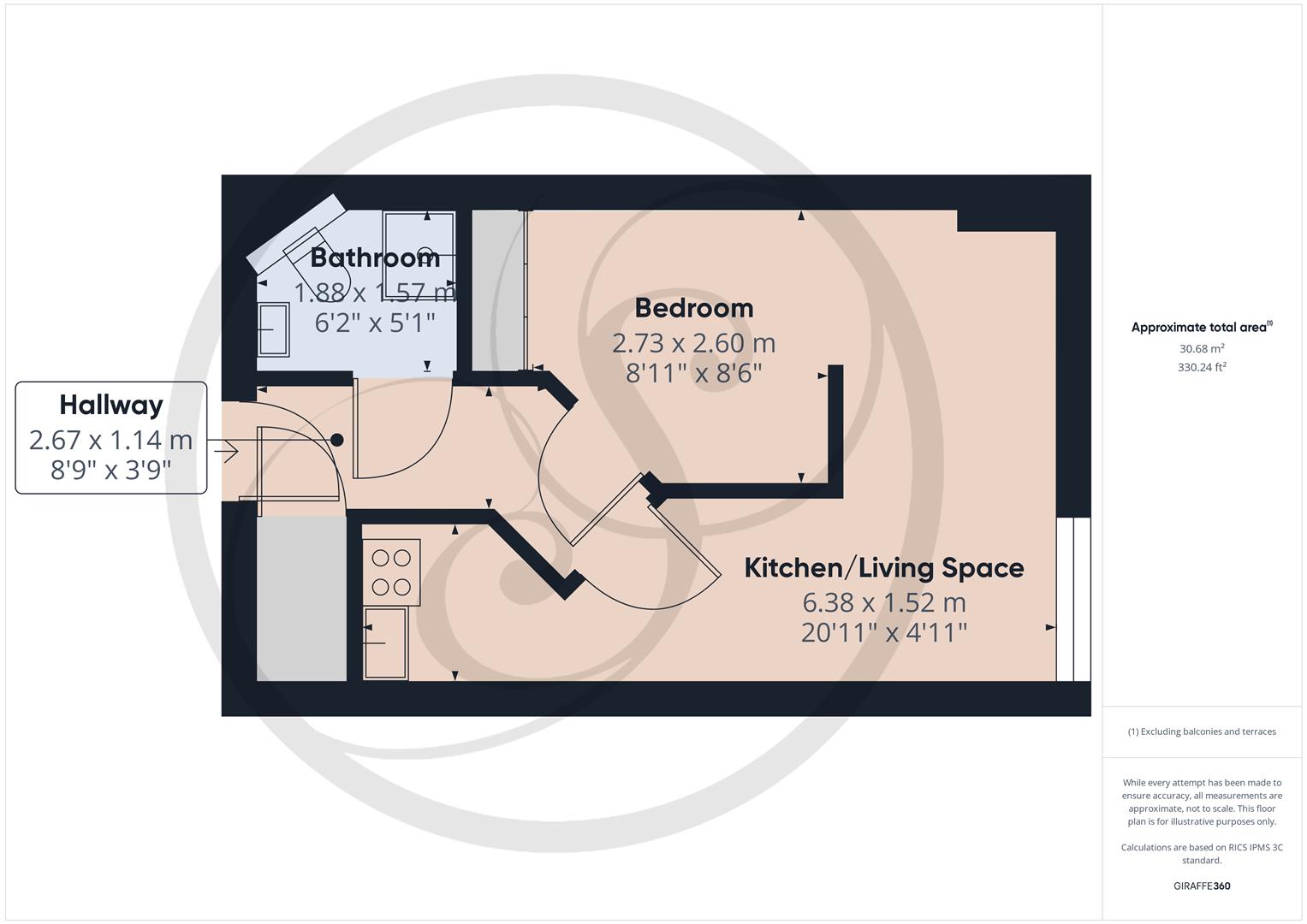 2407 Bridgewater Place, Water Lane, Leeds floorplan