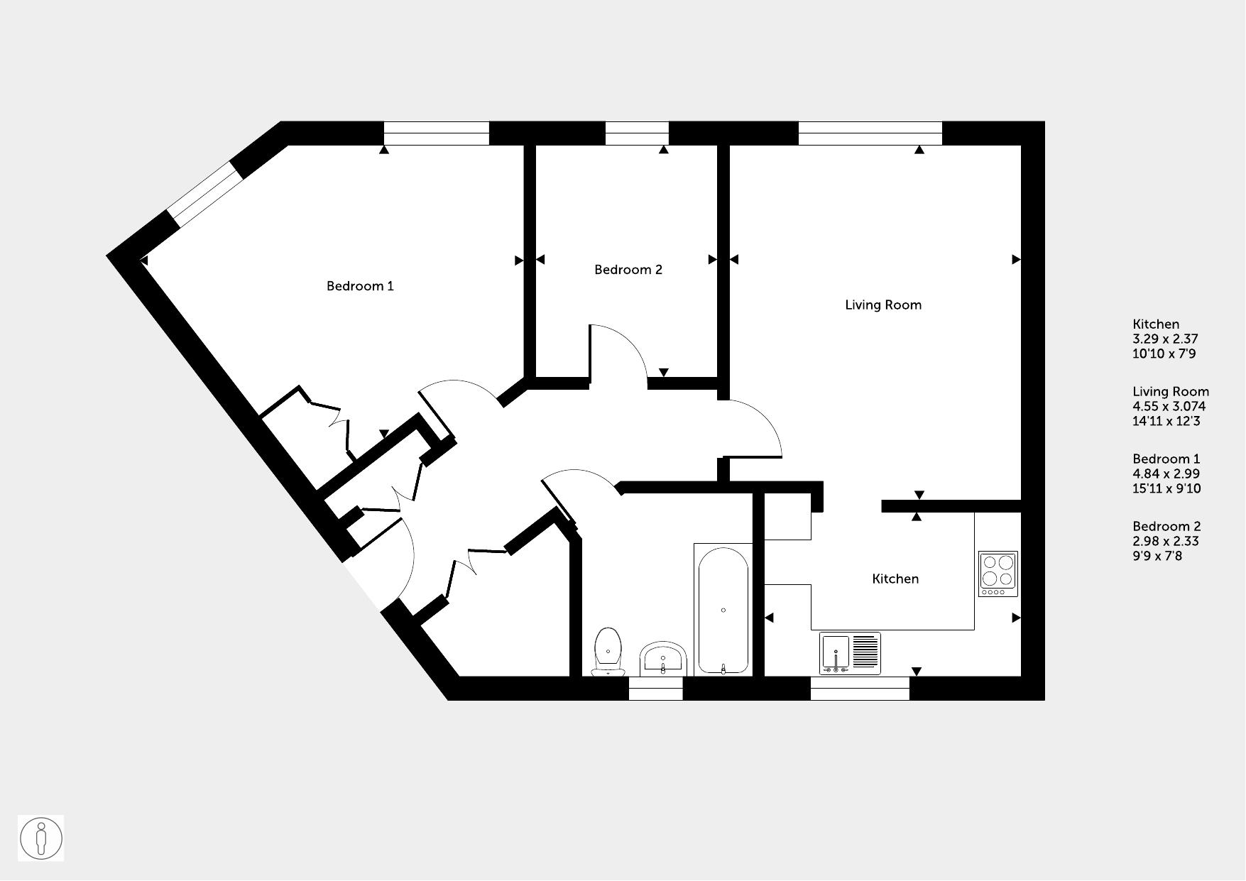24, Rise Road, Sunningdale floorplan