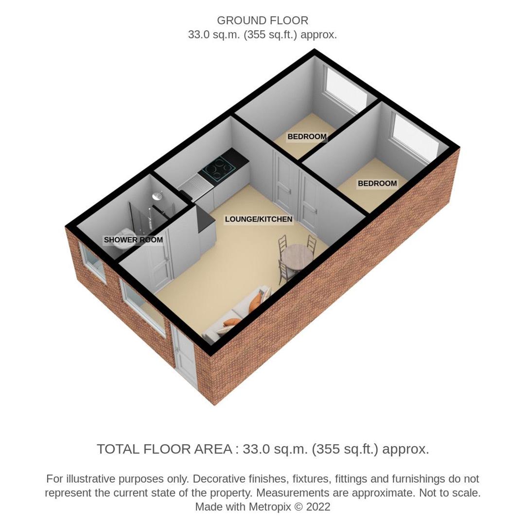 288 Belle Aire Chalet Park, Beach Road, Great Yarmouth floorplan